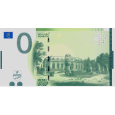 0 Euro biljet Schloss Benrath 0 Euro biljet Schloss Benrath